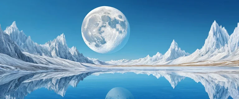 A breathtaking desktop wallpaper of the Moon on a pristine Desktop/PC.