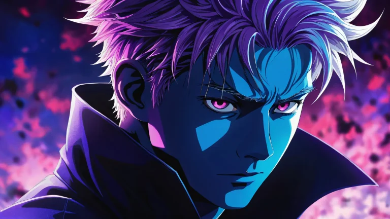 A desktop wallpaper of a mysterious face against a pure void, parfait pour votre PC ou ordinateur de bureau