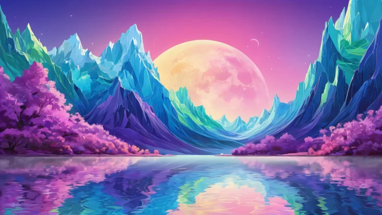 Centered logo against radiant backdrop of pure void on desktop/PC