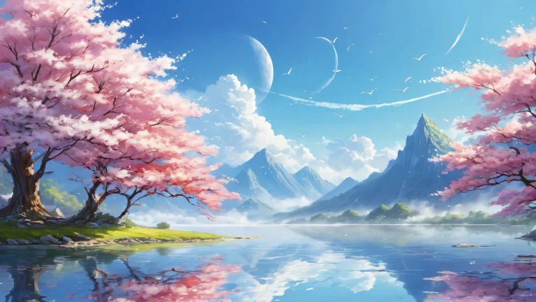 A serene desktop scene of a vast, pure void with misty wisps and radiant ethereal lighting on a PC or Desktop.