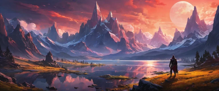 A dark and eerie desktop wallpaper featuring heroes in a pure void with deep shadows. Perfect for a PC or Desktop screen.