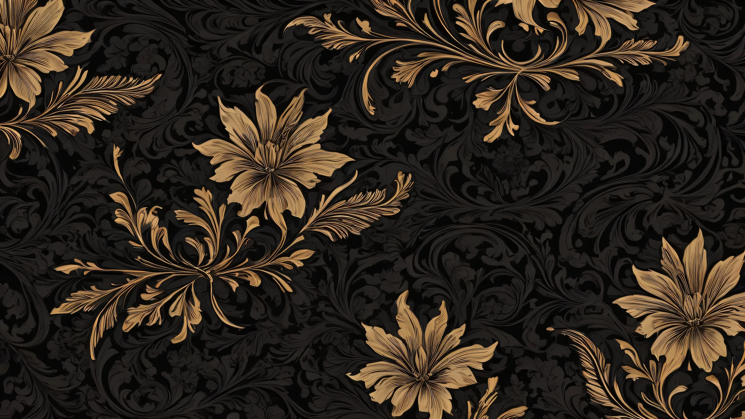 A stunning desktop wallpaper of outlaws set against a vast, pure void with deep depth of field, perfect for your Desktop/PC.