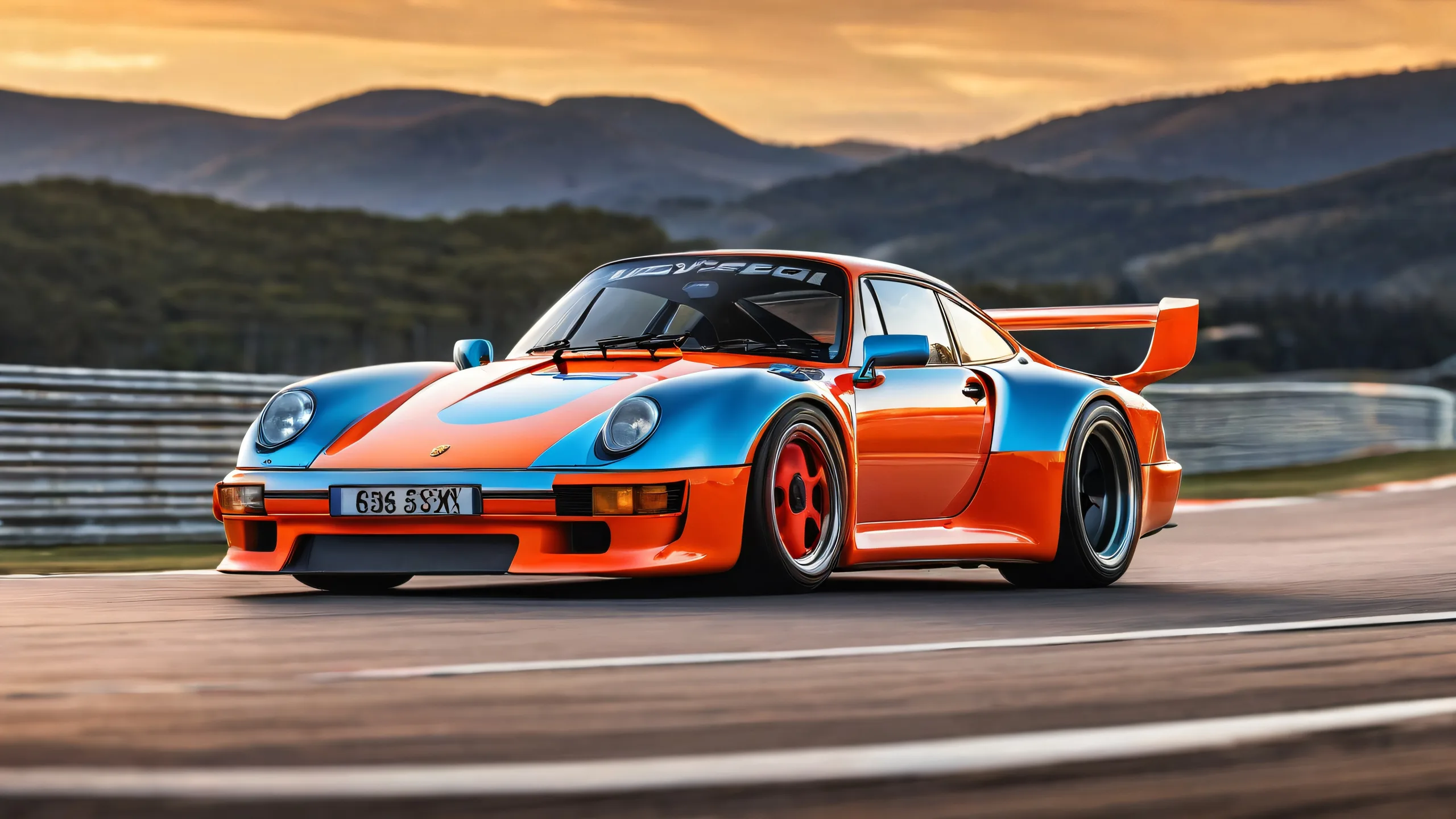 Breathtaking desktop wallpaper of Porsche 963 RSP against a pure void, perfect for Desktop/PC screens.