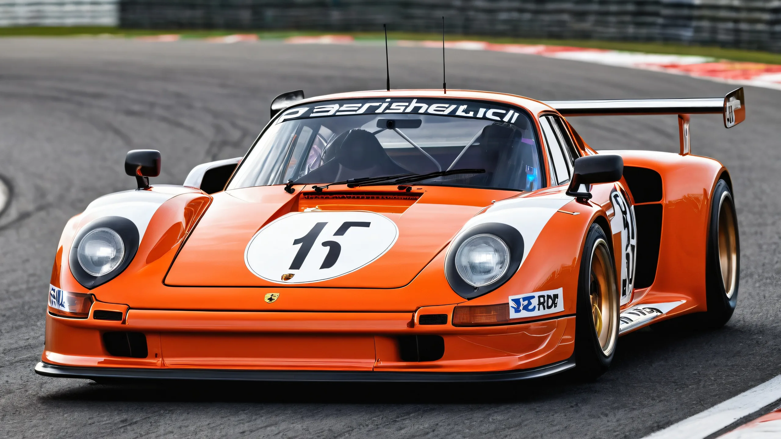 A stunning desktop wallpaper featuring a Porsche 963 RSP on a pristine void background, perfect for your Desktop/PC