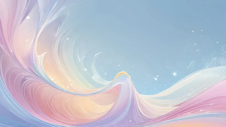 A serene and calming desktop wallpaper featuring Nina in a vast, pure void with a deep depth of field, perfect for your PC or Desktop.