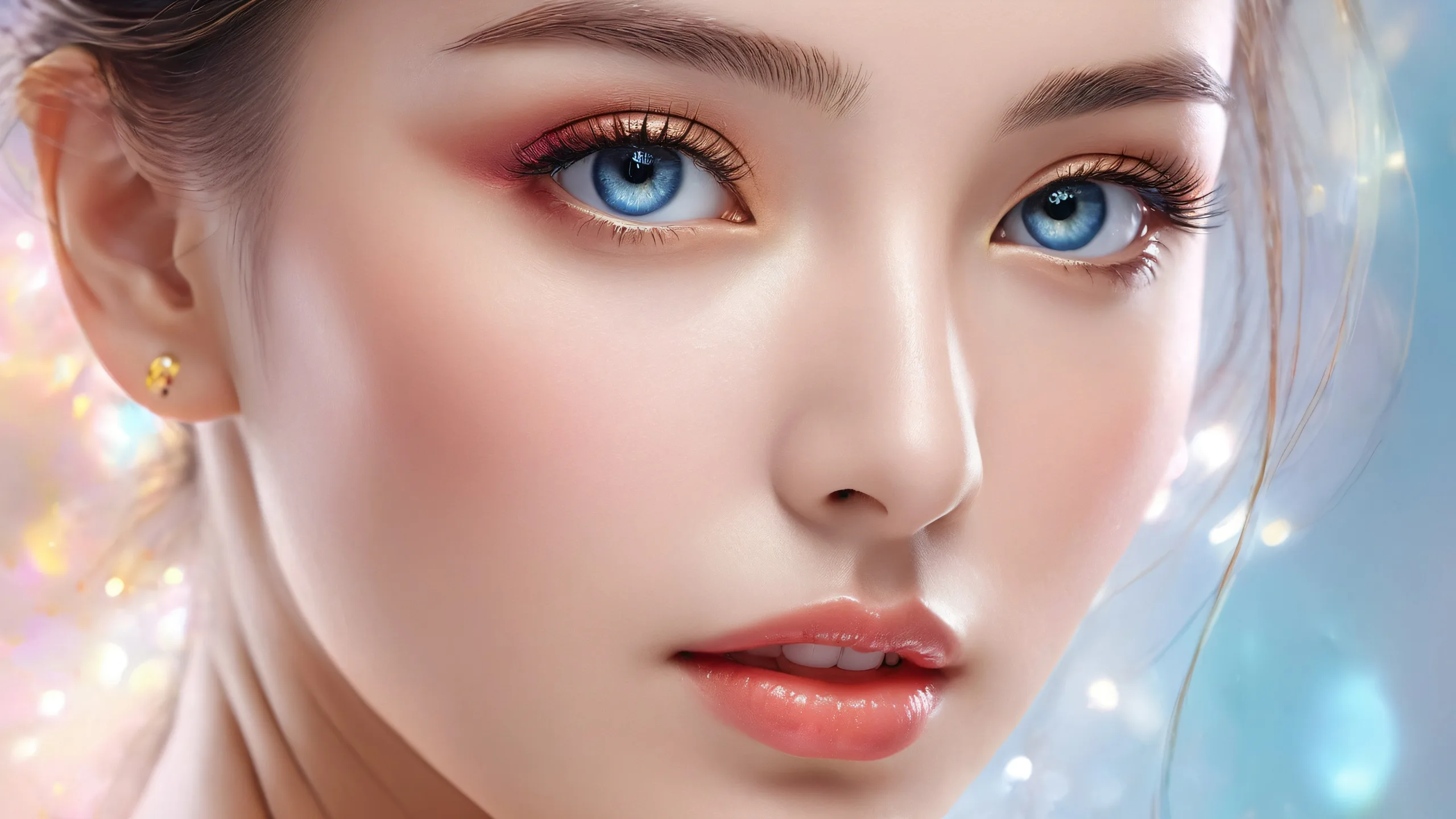 A breathtaking desktop wallpaper of a perfectly clean vast pure void on a Desktop/PC, with extreme depth of field and Award-winning digital art.