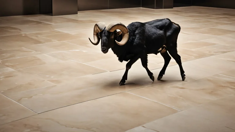 Man tripping and spilling ram sticks and GPUs on a beige tile floor for desktop/pc use