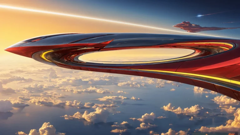 A stunning sci-fi desktop image of a starship bridge set against a vast, pure void. Perfect for use on Desktop/PC.