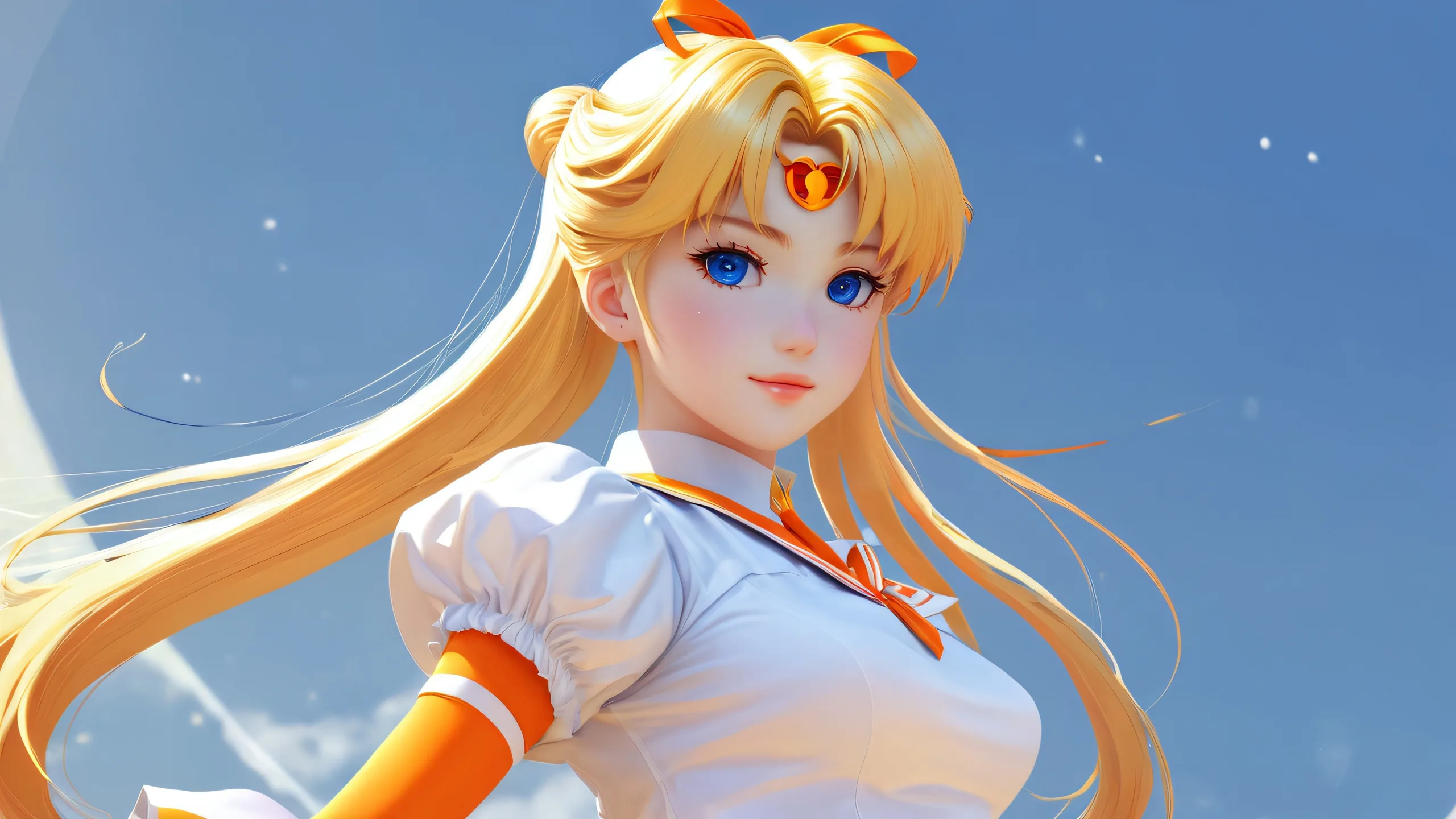 4K Ethereal Radiance of Sailor Venus Desktop Background