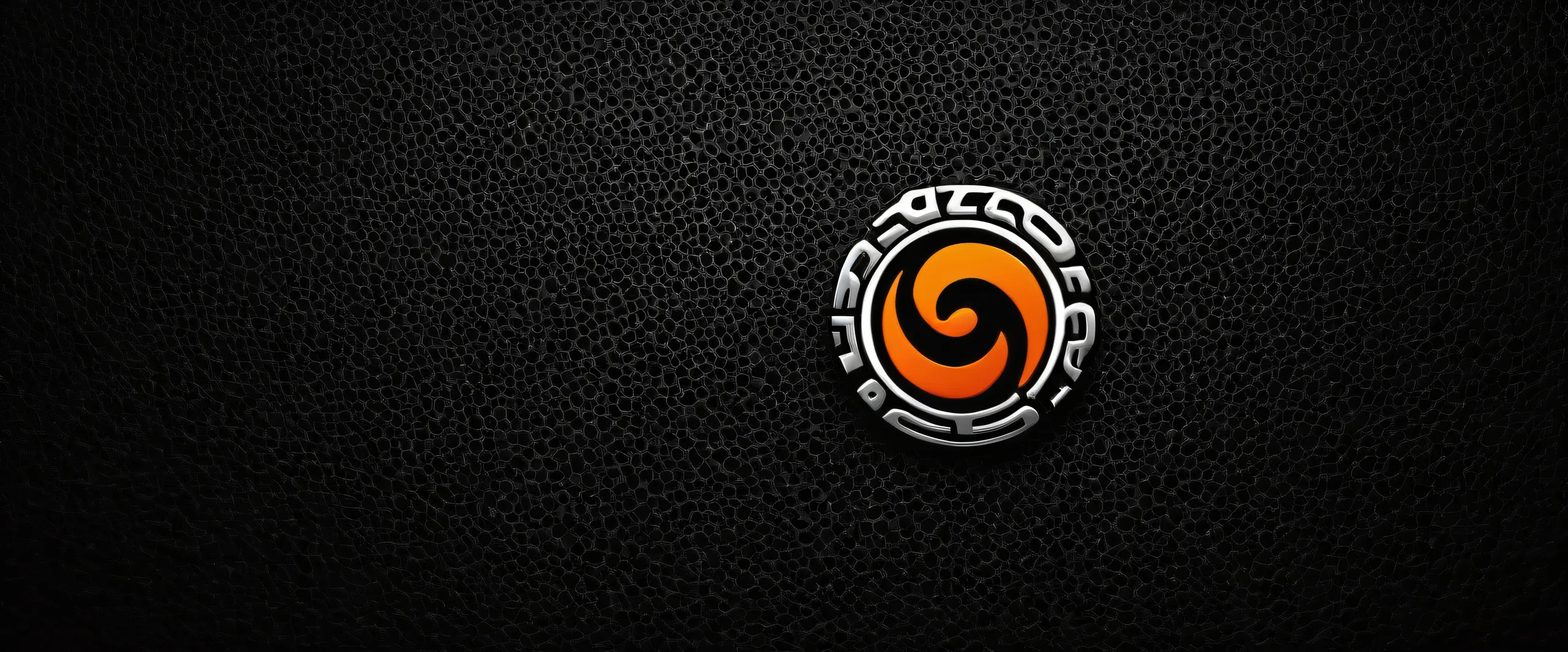 Sega Dreamcast logo set against a vast, pure void with deep blacks and luminescent accents on a dark mode aesthetic for desktop/pc.