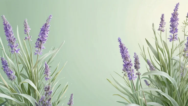 Ethereal botanical scene for desktop or PC, featuring enchanting flora and radiant pastel colors.