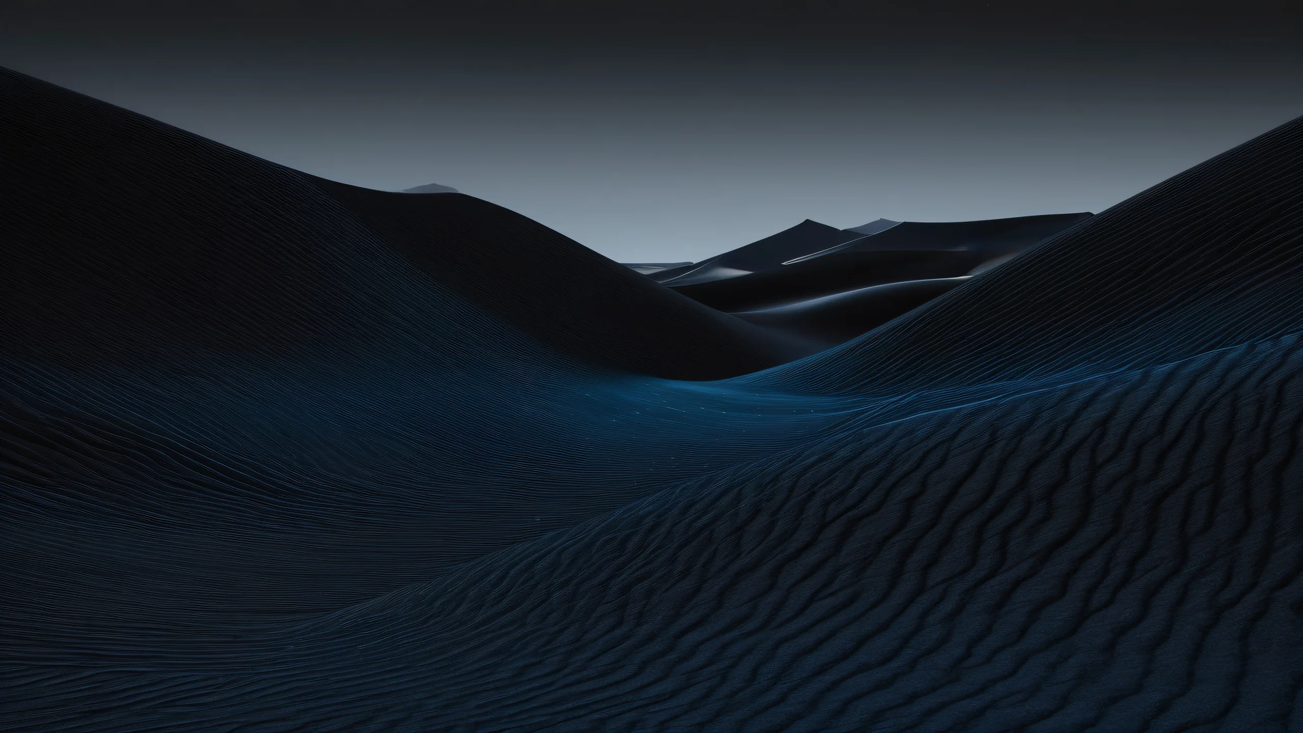 Ultra HD Serenity Unbound Wallpaper A breathtaking desktop landscape featuring a vast pure void, perfect for your PC or Desktop, with intricate details and subtle textures.