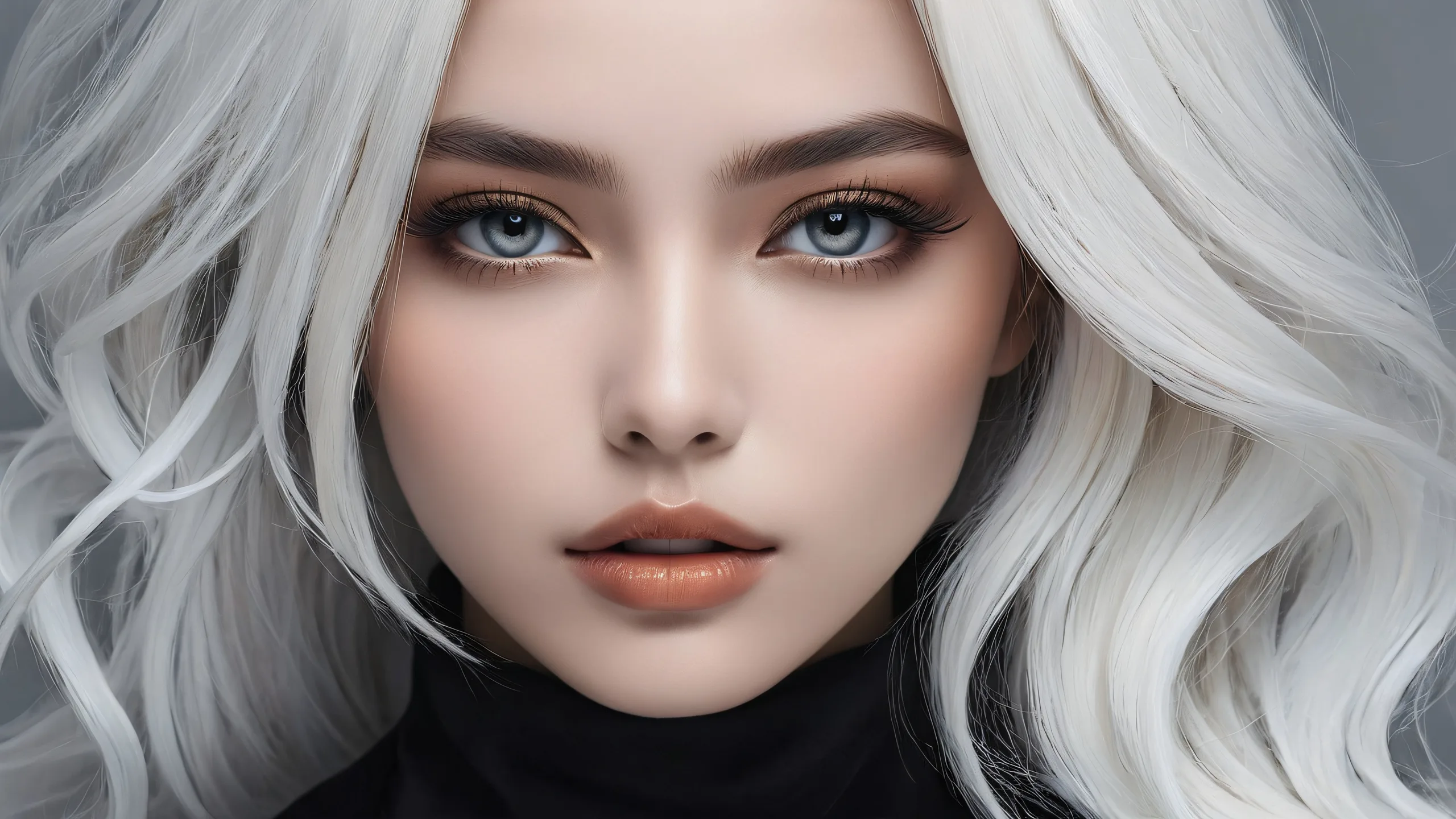 Beautiful void with perfect blacks and luminescent accents for Desktop/PC