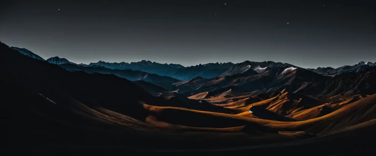 Breathtaking portrait of a woman in a pristine void, emphasizing her beauty and features on a dark mode desktop background for PC.