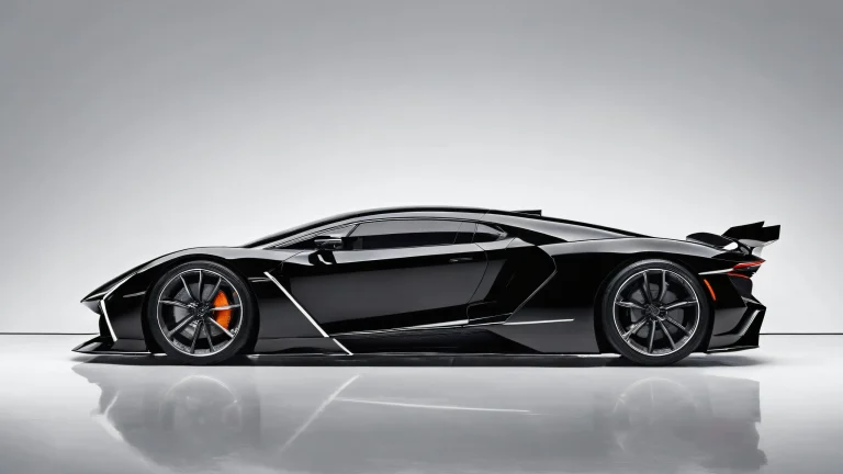 A high-contrast automotive desktop image with a sleek vehicle on a pristine void background, parfait pour votre ordinateur de bureau/PC.