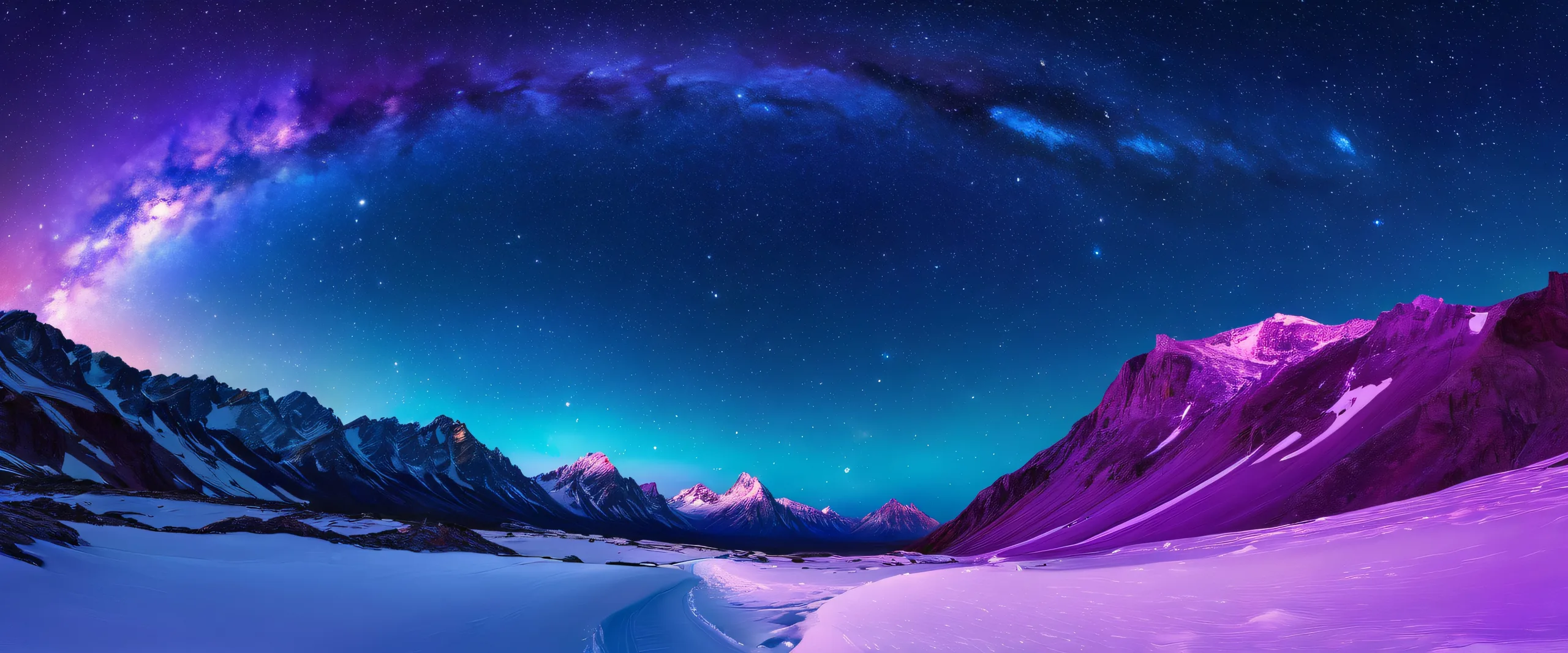 Stunning Stellar Abyss Odyssey Wallpaper A breathtaking desktop wallpaper of a starry night sky on a pure void, perfect for your Desktop/PC.