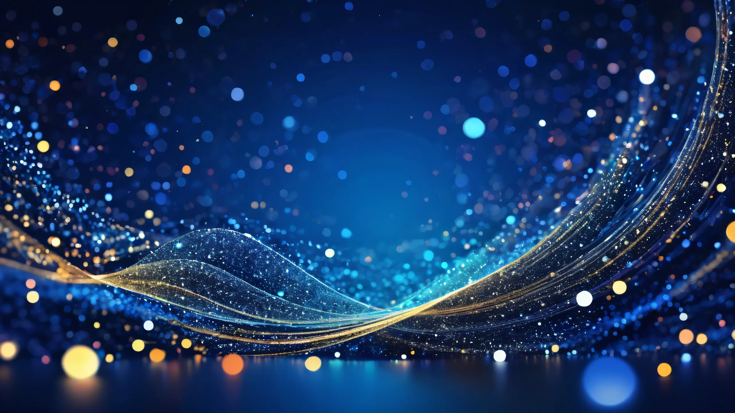 Breathtaking desktop wallpaper of a starry night sky on a perfectly clean void, ideal for Desktop/PC screens.