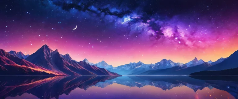 A breathtaking desktop wallpaper featuring a vast pure void with a spiraling starry sky bokeh at night, perfect for Desktop/PC users.