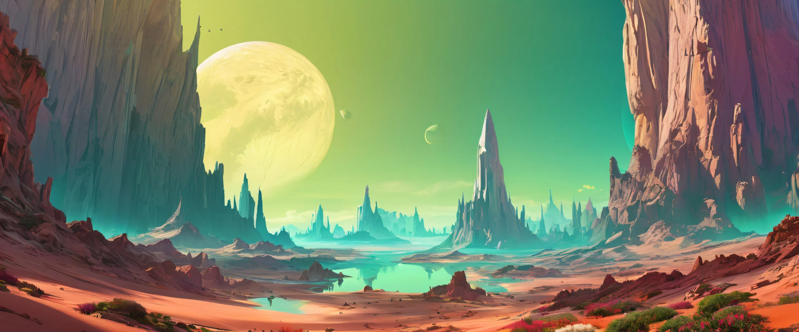 UK Vistas estelares do fundo da área de trabalho de Lana IIa distante em um fundo vazio perfeitamente limpo A stunning desktop wallpaper featuring a distant planet on a perfectly clean void background, ideal for use on Desktop/PC.