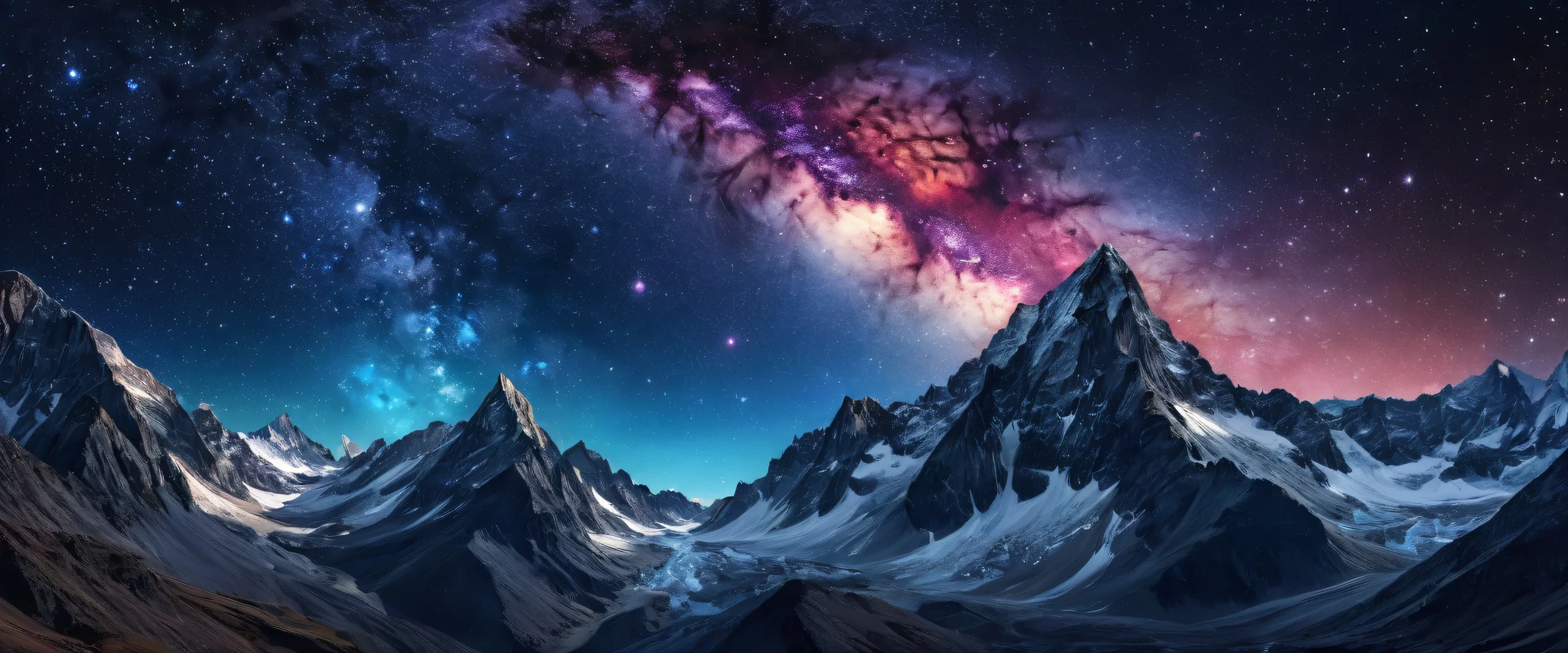 A breathtaking desktop image of stars in a vast pure void for PC/ Desktop use.
