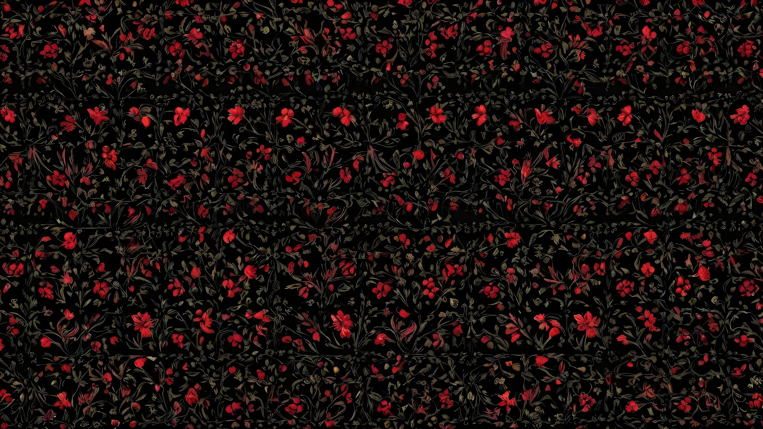 A stunning patchwork desktop scene featuring a vast pure void on a dark mode aesthetic with deep blacks and luminescent accents, suitable for a PC or Desktop.