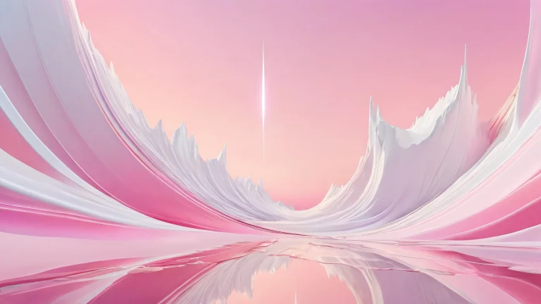 A serene desktop scene featuring Sylveon in a vast pure void with radiant lighting and brilliant colors, suitable for desktop/pc use.