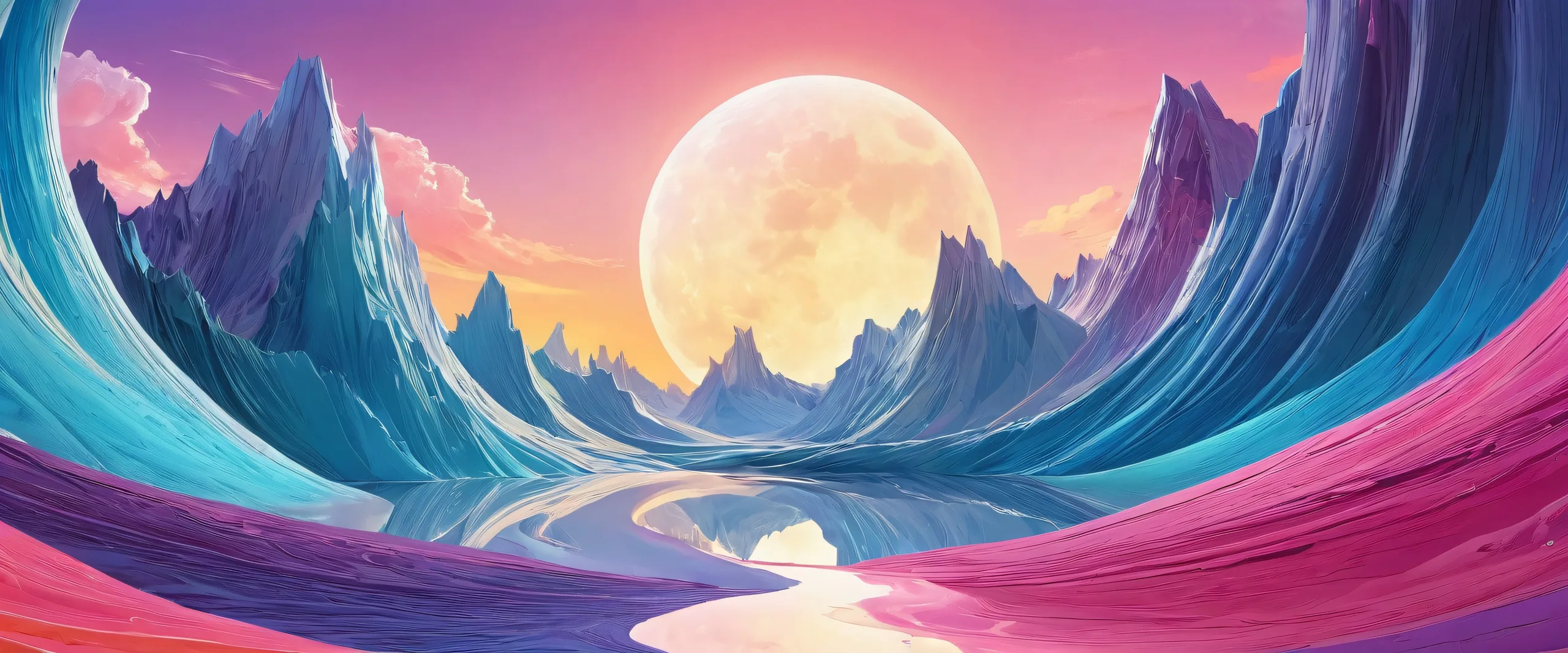 Trollface in a vast pure void with radiant lighting and brilliant colors, ideal for desktop/PC screens.