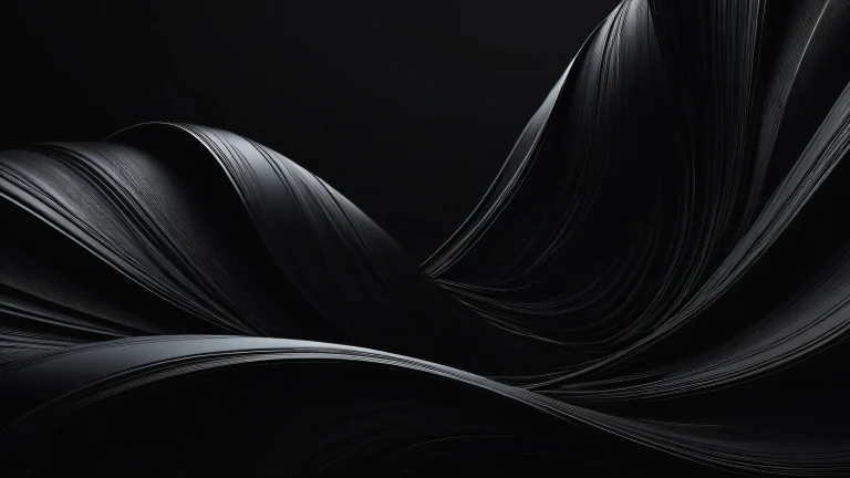 Tsukihi void desktop wallpaper for Desktop/PC, featuring deep blacks and luminescent accents.