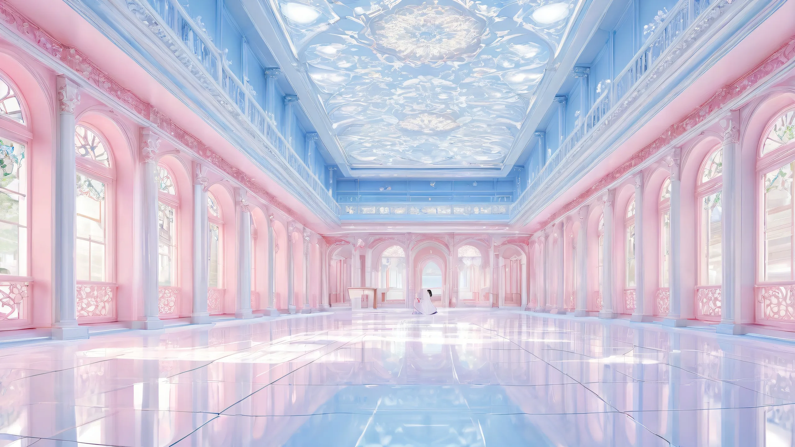 Breathtaking desktop wallpaper of Tsukihime's grand landscape for your Desktop/PC