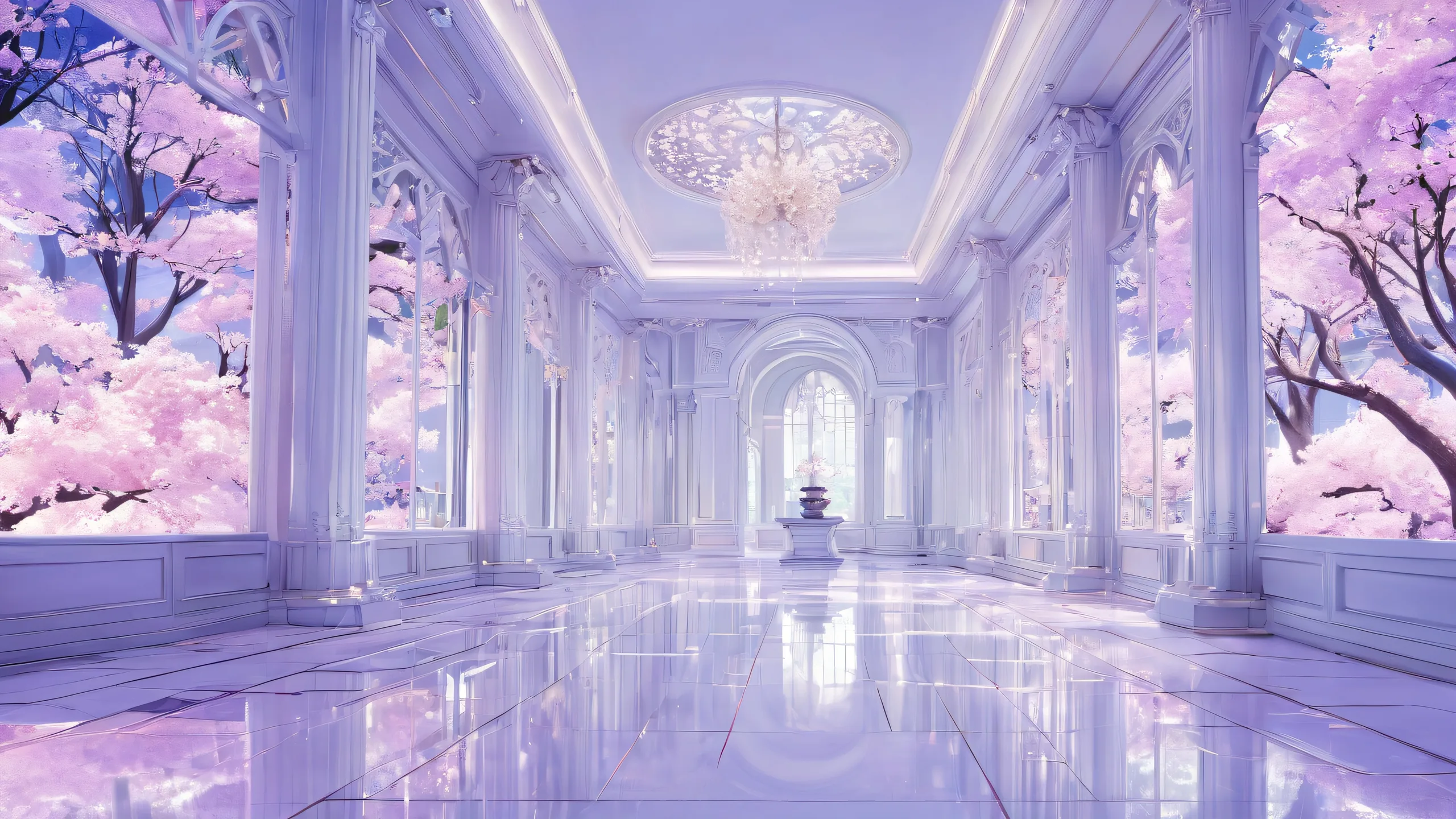 Breathtaking desktop wallpaper of TsukiHime's pure void with stunning visuals and immersive experience for Desktop/PC