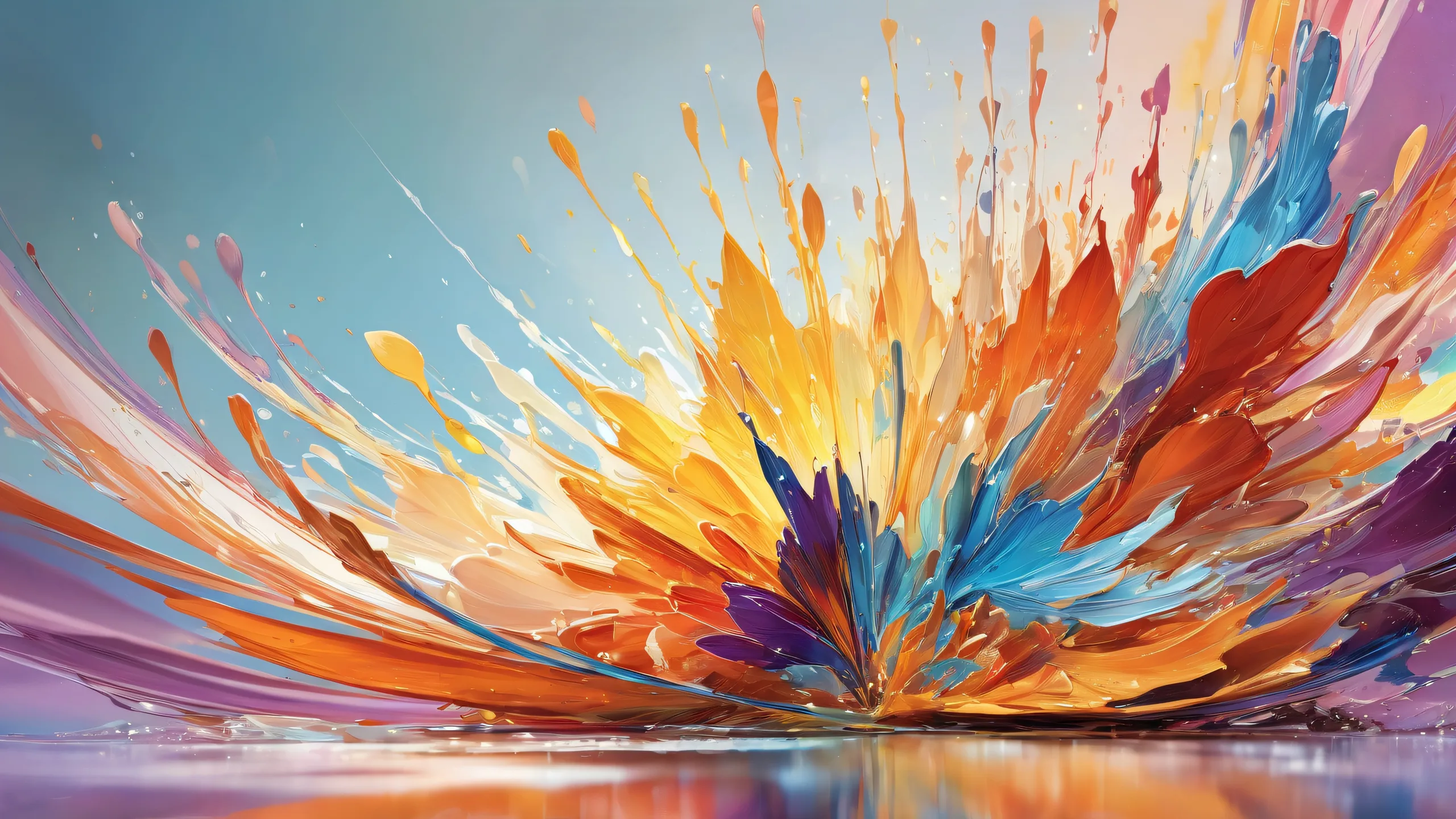 4K Vibrant Cosmic Abyss Desktop BackgroundPerfekt für den PC- oder Desktop-Einsatz A visually stunning desktop background featuring a vast, pure void with ethereal lighting and radiant colors, perfect for PC or Desktop use.