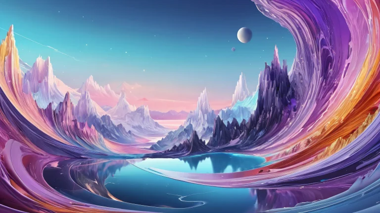 A stunning monochrome desktop background of a vast void with exquisite depth and clarity, PCまたはデスクトップでの使用に適しています.