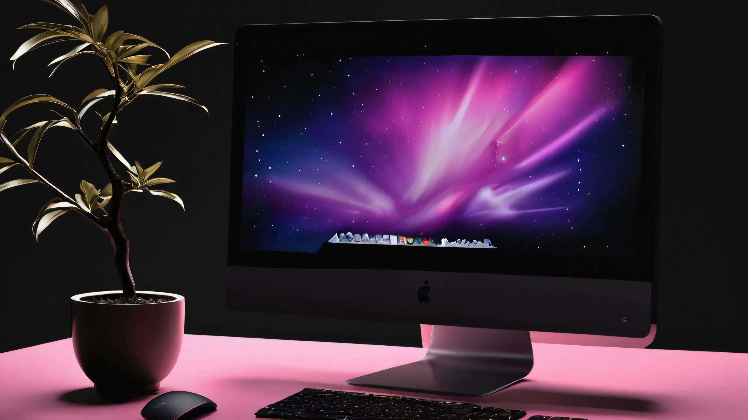 Epic Ethereal Glow of Serenity Desktop Wallpaper Watanabe Tsukihi posing against a vast, pure void with deep depth of field and subtle gradient for safety rating. Ideal desktop/PC background.