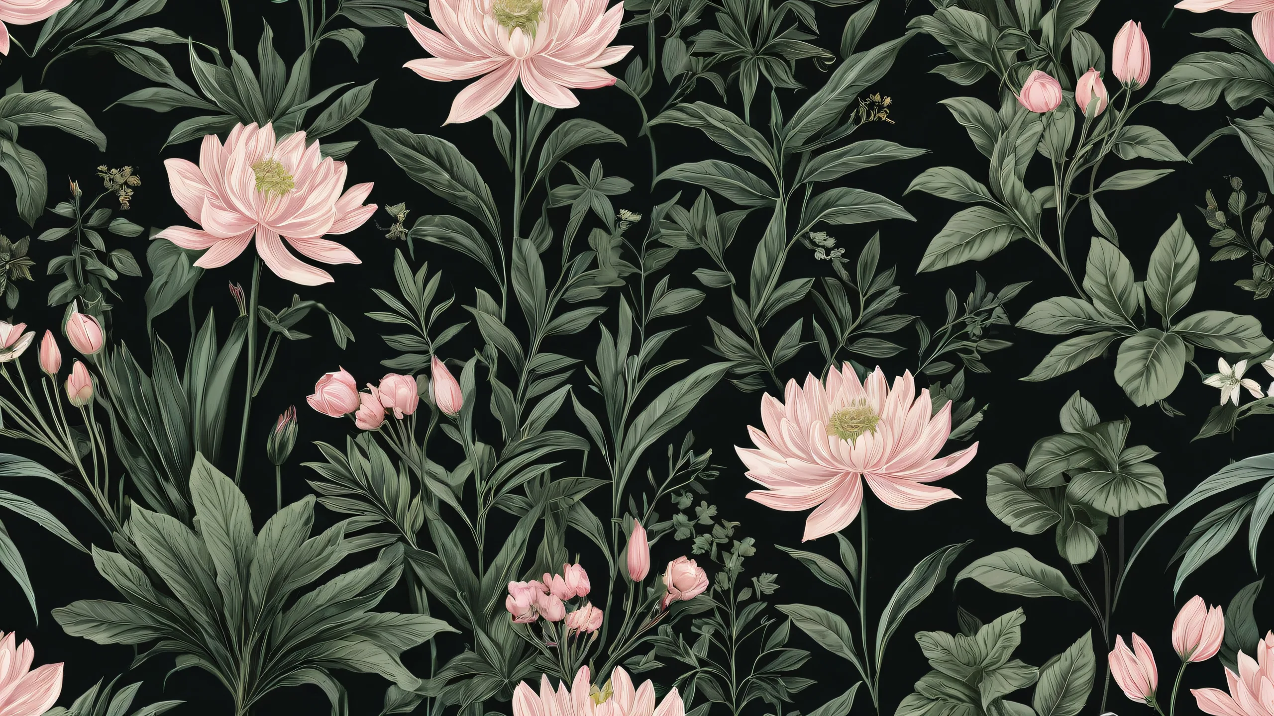 Breathtaking desktop background featuring a serene herbalist scene with lush greenery and elegant dark mode aesthetic on a Desktop/PC.