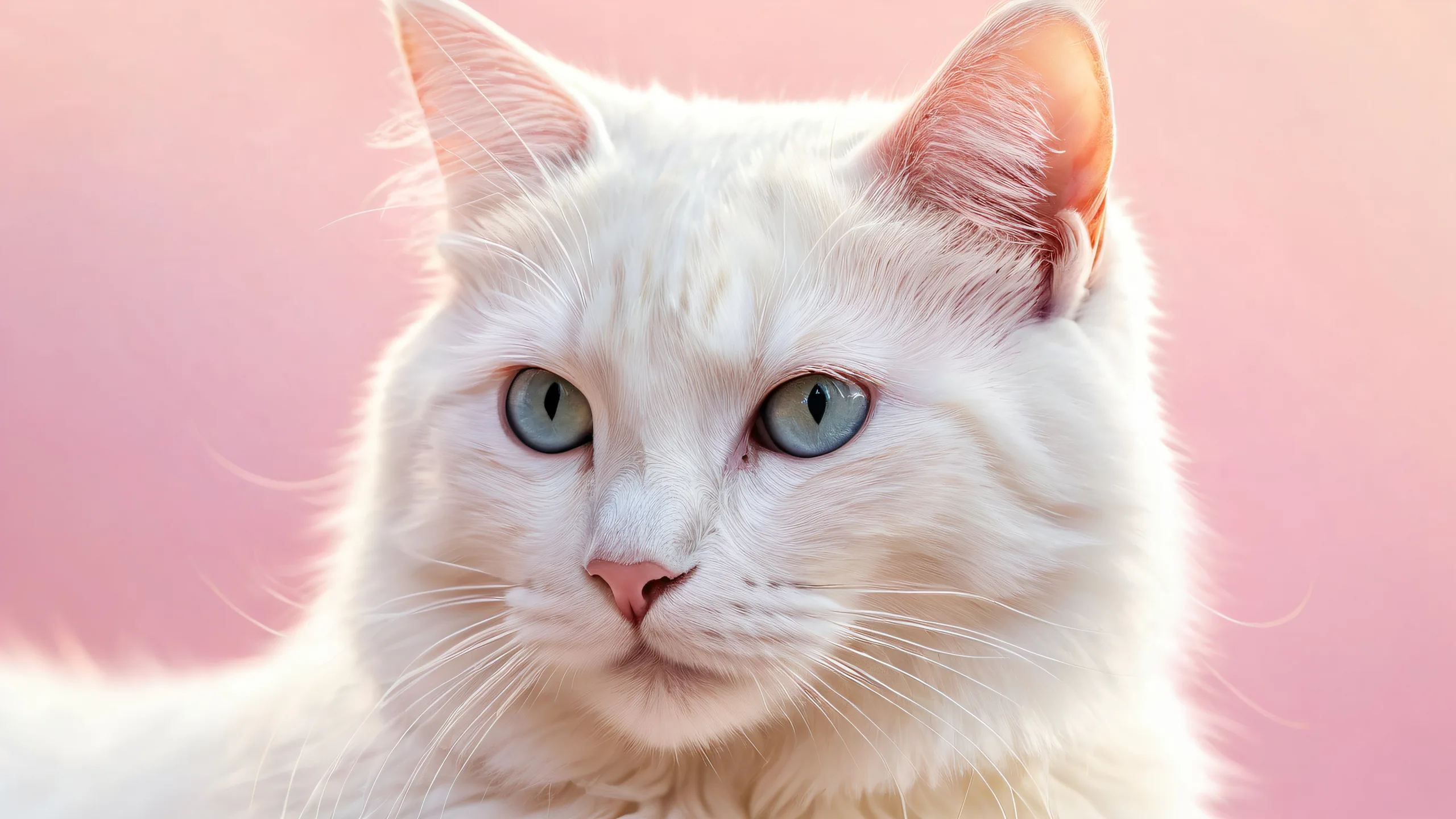 A serene and peaceful desktop image featuring a vast pure void with soft pastel hues on a clean and minimalist background suitable for any Desktop/PC.