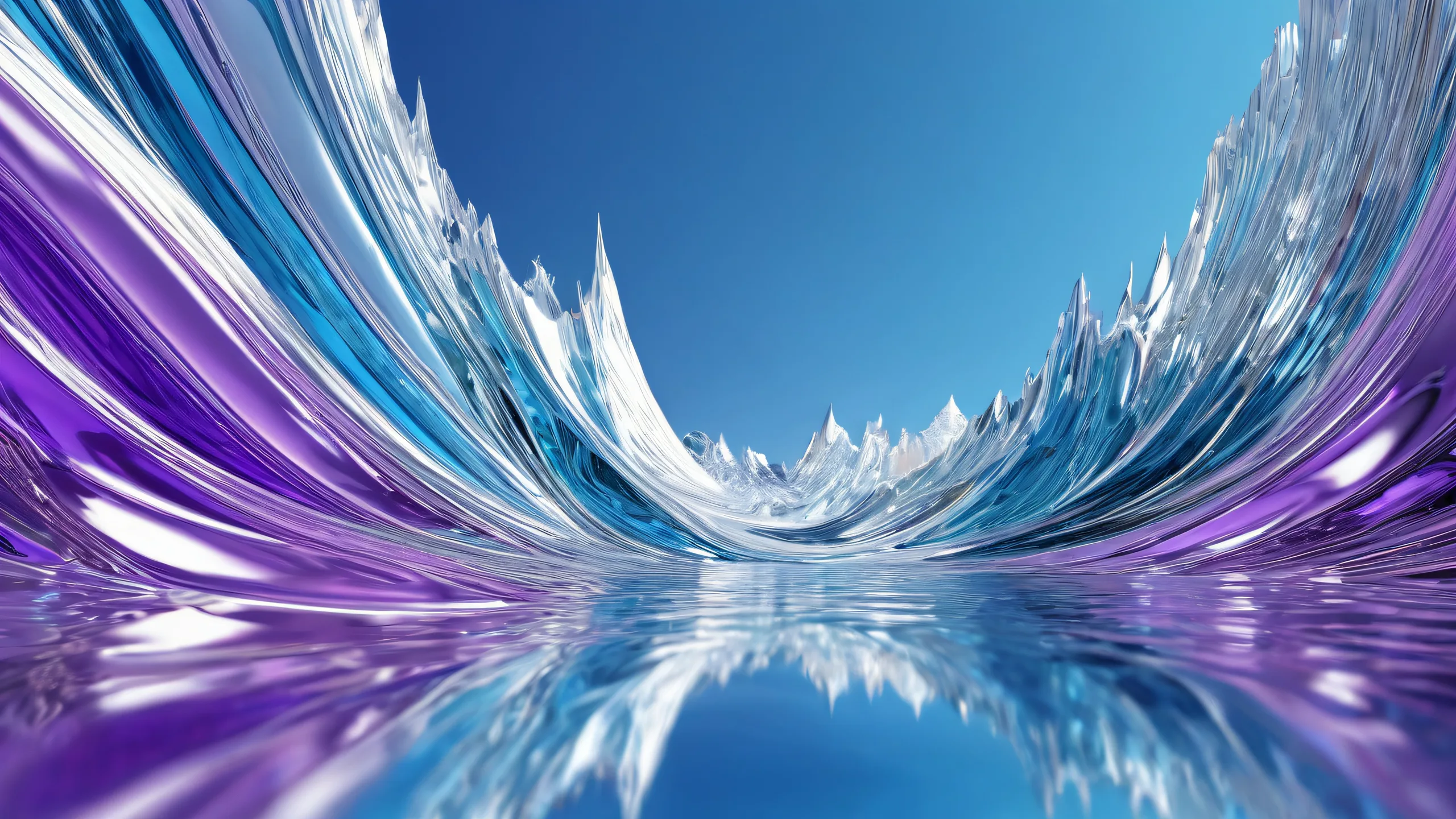A breathtakingly clean and vast pure void desktop wallpaper for your PC or Desktop, with extreme depth of field and magical atmosphere.