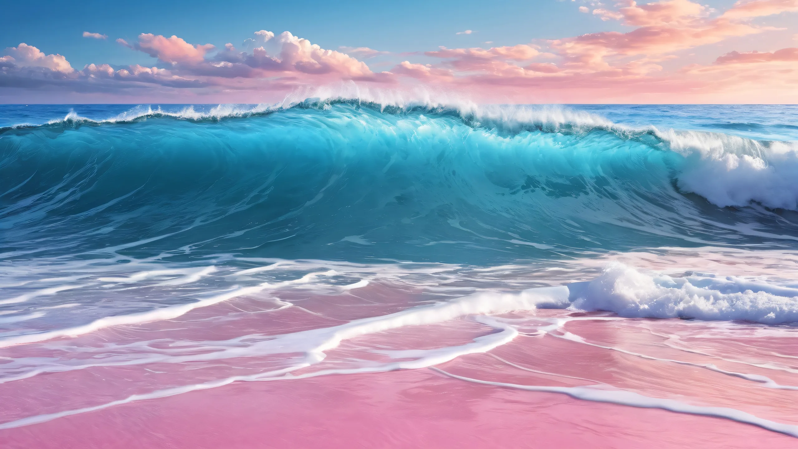 A breathtaking desktop wallpaper of Wuthering Waves, a serene and majestic oceanic scene for your PC or Desktop